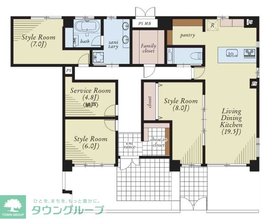 ヴァンベール瑞江の物件間取画像